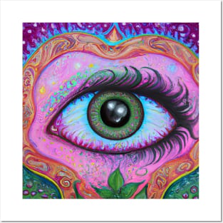 Trippy Eye Posters and Art